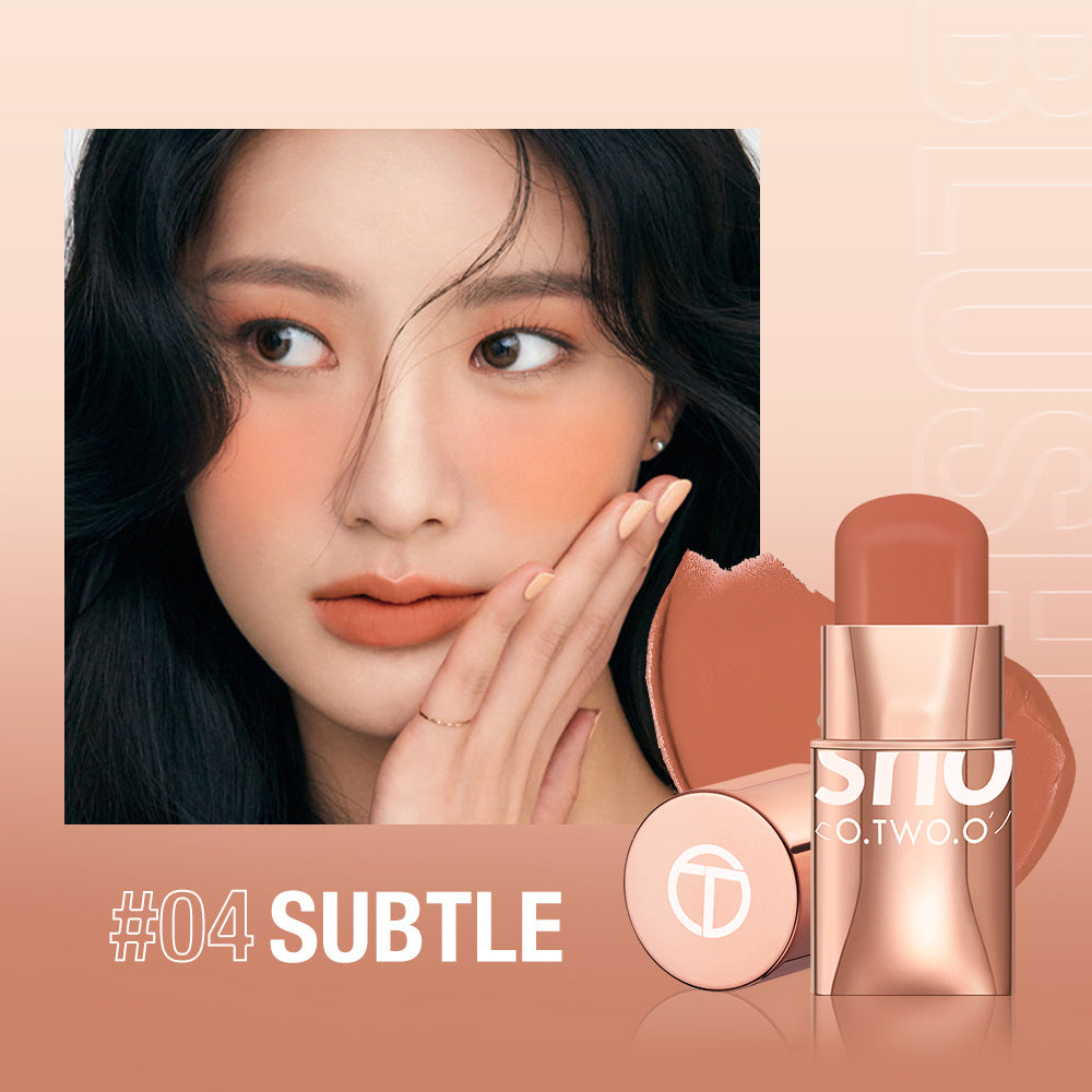 O.TWO.O 3-in-1 Waterproof Multi Stick: Lipstick, Blush & Eye Tint