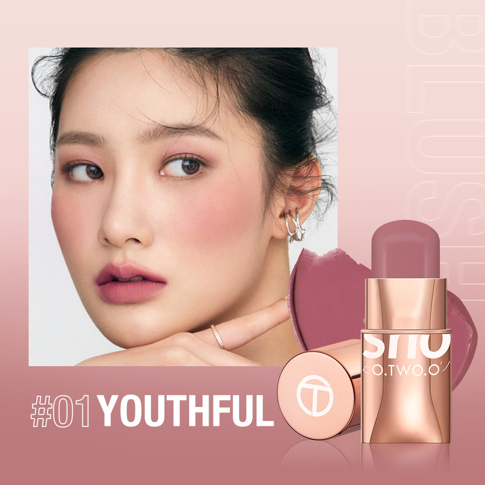 O.TWO.O 3-in-1 Waterproof Multi Stick: Lipstick, Blush & Eye Tint