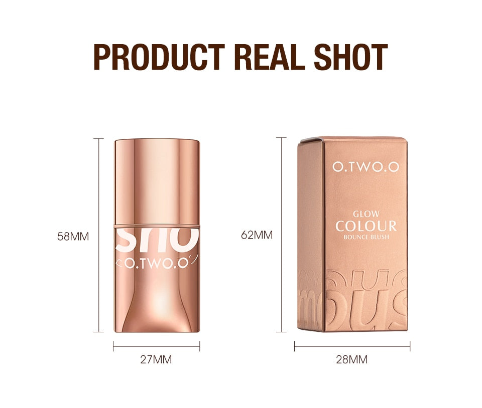 O.TWO.O 3-in-1 Waterproof Multi Stick: Lipstick, Blush & Eye Tint